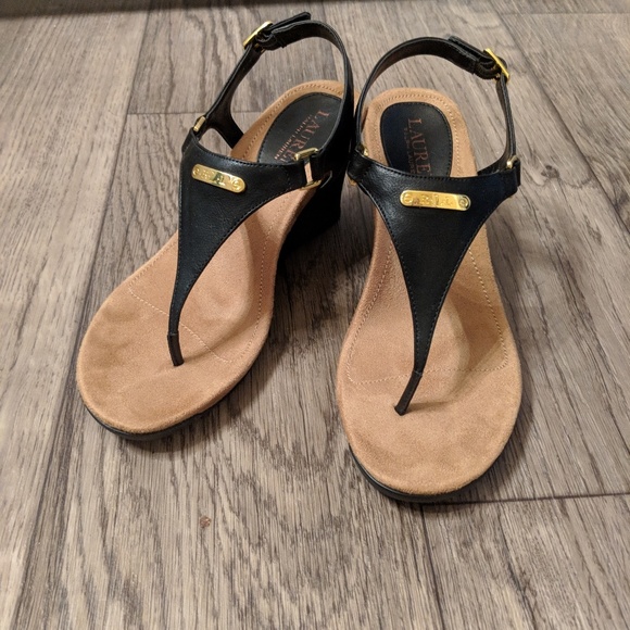 ralph lauren nikki wedge sandals